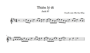Thiên lý ơi - Violin Sheet Music
