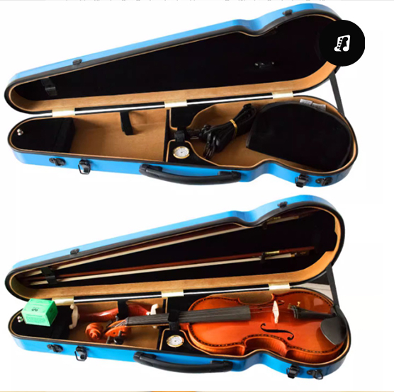 Hộp đàn Violin Violet Cao cấp chống nước Full màu - Hình ảnh 5