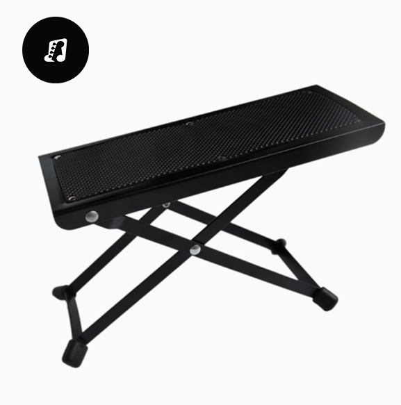 Ghế kê chân kim loại dành cho đàn Guitar và các nhạc cụ dây