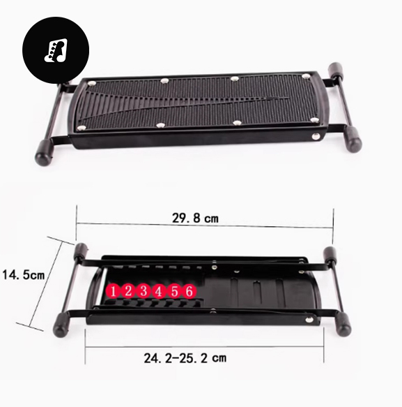 Ghế kê chân kim loại dành cho đàn Guitar và các nhạc cụ dây - Hình ảnh 7