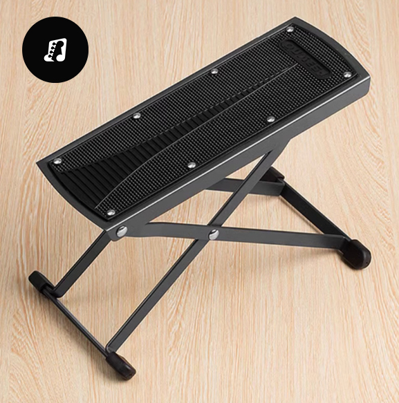 Ghế kê chân kim loại dành cho đàn Guitar và các nhạc cụ dây - Hình ảnh 5