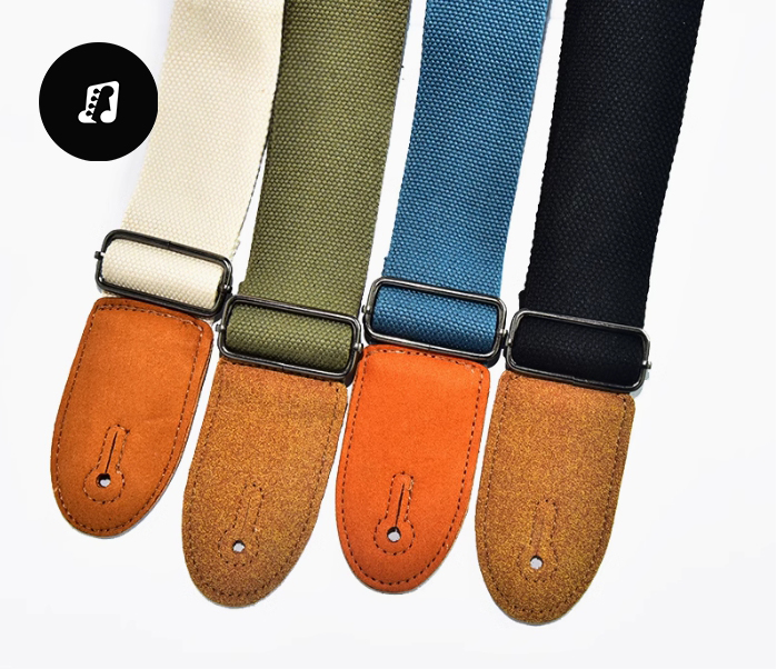 Dây đeo Đàn Guitar - Guitar Strat chất liệu cứng cáp Full màu